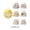 A001- Multicolor, variant on Hamster Collectible Figure Toy, Lucky Fortune Theme Blind Capsule, 1 Random Piece PVC Figurine, Desktop Decoration Ornament for Collectors and Kids Hobby