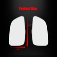thumbnail image 4 of Ampper Large Rear View Blind Spot Mirror, Frameless HD Glass Convex Wide Angle Stick on Wing Blindspot Mirror Rearview Car Mirror for Car SUV and Truck (Pack of 2), 4 of 13