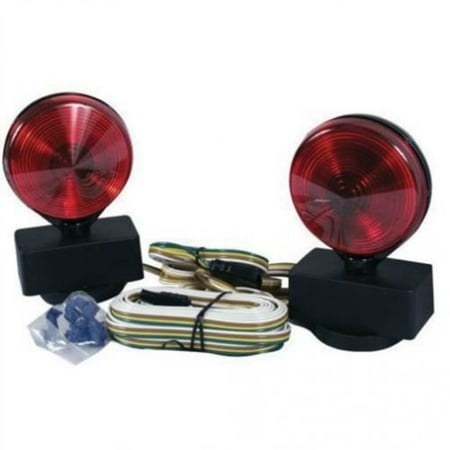 Trailer Tow Relay - Trailer Tow Light Kit, Magnetic w/25' Harness, Red