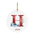 thumbnail image 2 of Xihbxyly Las Mejores Ofertas de Hoy 2024 Nuevo Colgante Navideño de Muñeco de Nieve 26 Letras - Colgante de Coche de Acrílico Saint, 2 of 5