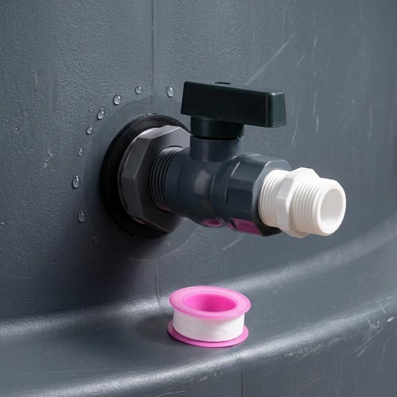 Rain Barrel Spigot Kit – 3/4" Faucet for Garden Water Tank, Rain Barrel, Irrigation