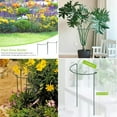thumbnail image 5 of 10Pcs Half Round Metal Garden Plant Supports Plant Support Stake Assist Green, 5 of 5
