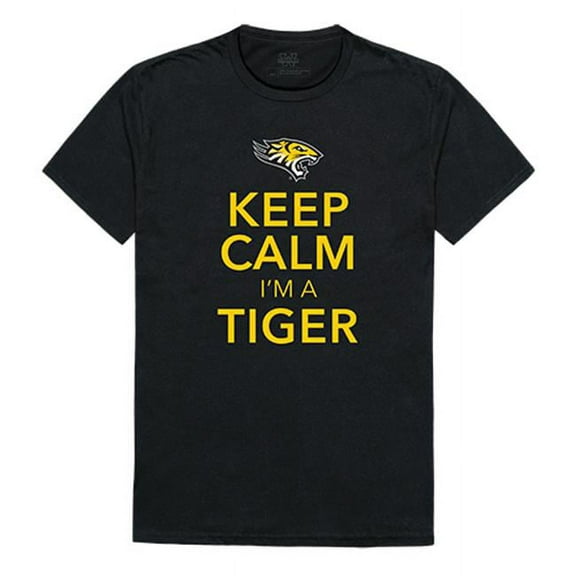 Towson Keep Calm Mens Tee - Black - Extra Large
