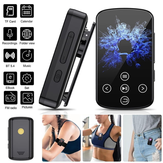 Mini Clip Music Walkman Reproductor MP3 Portátil (64 GB)