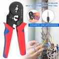 thumbnail image 3 of Crimper Plier Square Self-adjustable Crimping Tool for Cable End-sleeves Ferrules, 3 of 10