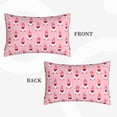 thumbnail image 2 of Zufioo Valentine's day gnomes Print Double-sided Plush Pillow Cover,Decorative Pillow Protector without Pillow Core, Suitable for Sofa, Bedroom, Car-20"x30", 2 of 6