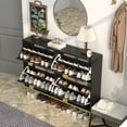 thumbnail image 5 of Fiogmub Shoe Storage Cabinet, 2 Flip Drawers, Wooden Shoe Rack Organizer, Entryway, 5 of 7