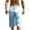 Light Blue, variant on Wyobmus Mens Linen Capri Pants Casual Bermuda Shorts Mid Waist Drawstring Capris 3/4 Breathable Straight Fit Loose Beach Pants S-4X Black