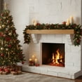 thumbnail image 4 of 48'' Fireplace Mantel Fir Wood Wall-Mounted & Floating Shelf for Home Decor with Flat Surface, 4 of 13