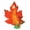 Fall Leaf, variant on Gaggleville Raincoat Goose Outfit, Fits Large 23" H Statue, by Fox Valley Traders