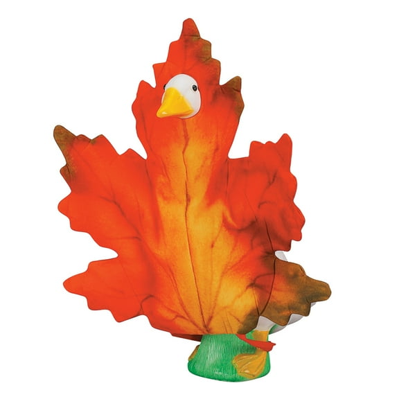Gaggleville Fall Leaf Goose Outfit, Fits Large 23" H Statue, by Fox Valley Traders