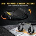 thumbnail image 4 of Metal Removable Iron Casing Car Wheel Jack 2 Piece Set, Mechanical 1500 Pound Car Slide Plate,12 Inch Wheel Vehicle Alignment Jack, Heavy Duty Roller With Ratchet Foot Pedal For Tire Car Repair Mobile, 4 of 9