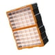 thumbnail image 1 of Cajonera organizadora multiusos para maquillaje, juguetes, tornillos y manualidades Cajonera naranja de 60 cajones, 1 of 9