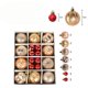 thumbnail image 2 of Adorno De Bolas Navideñas - Bolas Navideñas Irregulares Inastillables De 60 Mm / 30 Mm, 26 Piezas, 2 of 5