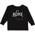 thumbnail image 3 of Inktastic It's Home- State of Oklahoma outline Boys or Girls Long Sleeve Toddler T-Shirt, 3 of 5