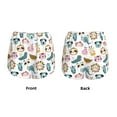 thumbnail image 5 of Lsque Cartoon Animals Printed Women's Running Shorts with Liner Pockets,Elastic Quick Dry Workout Athletic Gym Yoga Shorts,Womens High Waist Shorts-Medium, 5 of 9