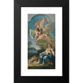 thumbnail image 2 of Gaspare Diziani 11x18 Black Modern Framed Museum Art Print Titled - Hagar and the Angel, 2 of 5