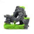 thumbnail image 2 of Artificial Moss Rock Cave Fish Tank Aquarium Decoration Random, 2 of 7