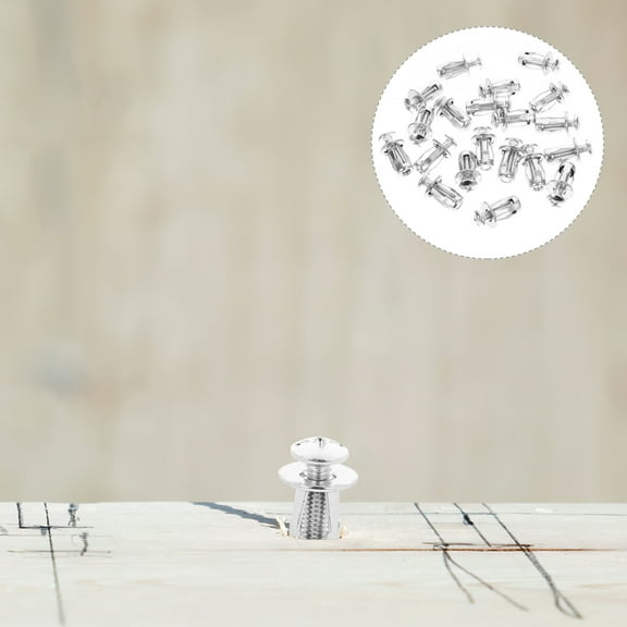 WRISTBIQUE 20Sets Petal Nuts with Screws for Hollow Wall Anchor Use in Commercial and Residential Settings