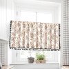thumbnail image 1 of Cortinas con cenefa para cocina - Paneles de cortina cortos con bolsillo para barra que bloquean la luz en ventanas pequeñas, ideales para baño y sótano., 1 of 7