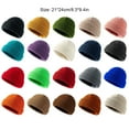 thumbnail image 3 of Minnieouse Gorro de punto elástico grueso invierno cálido deportes al aire libre senderismo viajes nieve esquí gorra accesorios casuales para mujer Sombreros Negro Minnieouse AP013203-01, 3 of 6