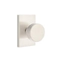 thumbnail image 6 of Passage Set, Modern Rectangle Rosette, Modern Round Knob, Satin Brass, 6 of 7