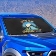 thumbnail image 2 of KUIFORTI Car Sun Shade Camping SUV Truck Accessories, Universal Car Window Screens for Traveling, Beach, Reflective Fabric Blocks UV Rays and Sun, Let's Go Camping Under The Staris, 2 of 6