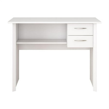 UPC: 0776069973622 | CorLiving Kingston Two Drawer Desk – Classic White Engineered Wood