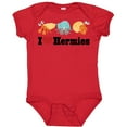 thumbnail image 3 of Inktastic I Heart Hermit Crabs Boys or Girls Baby Bodysuit, 3 of 5