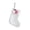 B, variant on Decorative Knitted Socks Socks Embroidery Letters Children's Candy Bag White Christmas Socks Bag Swing Ornament Stained Glass Birds Small Clear Beads Roll Garland Outdoor Summer Penguin Swing Car