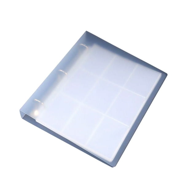 Vogacara Carpeta de tarjetas para álbum de pegatinas, soporte para fotos, mano de obra fina, accesorios para el hogar, artesanía, dulce regalo, libro de Juegos de cartas Mate/20 páginas Vogacara FN011721-01