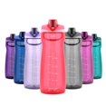thumbnail image 1 of Pogo Botella De Agua De Plástico De 64 Oz Con Tapa A Prueba De Fugas Y Asa De Transporte Marcas De Capacidad Reutilizables Sin Bpa Apto Para Lavavajillas Perfecto Para Viajes Escuela Al Aire Libre Y G, 1 of 5