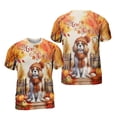 thumbnail image 3 of Happy Thanksgiving Cavalier King Charles Spaniel Give Thanks Fall Beanie Scarf Welcome All Over Print 3D Shirt Unisex Merch Dog Lover Gifts - 00020, 3 of 6