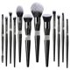 thumbnail image 1 of 16Pcs ULTRA SOFT Labeled Pro Makeup Brushes Set with Foundations Powder Blush Concealer Blending Eyeshadow Contour Brush (12Pcs Shiny Black), 1 of 4