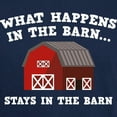 thumbnail image 3 of CafePress - What Happens In The Barn Dark T Shirt - Men's Classic Graphic Cotton T-Shirt, 3 of 4