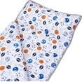 thumbnail image 4 of Toddler Nap Mat for Daycare Boys Girls Kids Sleeping Bag with Removable Pillow and Blanket Boys Girls 50x20 inch Happy Napper for Preschool Nap Sack Travel Sleeping Mats White Sport Balls, 4 of 6