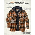 thumbnail image 4 of Legendary Whitetails Men's Maplewood Hooded Shirt Jacket X-Large , Tomahawk Plaid, 4 of 5