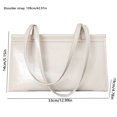 thumbnail image 3 of Bolsas De Mano Bolsas de mano para mujer Bolsa de cuero con textura de lujo de gran capacidad Bolsa de trabajo de moda Tote Sywqhk Para Estrenar, 3 of 3