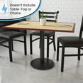 thumbnail image 4 of Flash Furniture Beverly 18" Round Restaurant Table Base with 3" Dia. Table Height Column, Black, 4 of 8