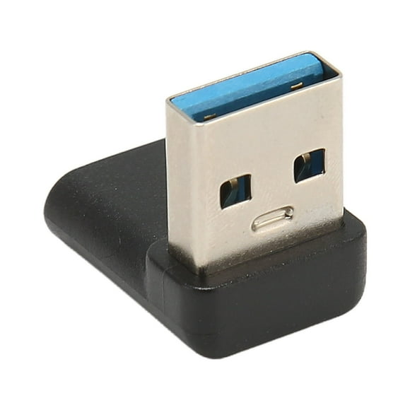 USB A Male To Type C Female Adapter, Right Angle USB C To USB A Adapter Practical ABS Material  for Laptop