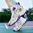 thumbnail image 3 of ChiVerve Men's Basketball Shoes No-Slip Breathable Outdoor Shoes for Women Fashion Graffiti Training Shoes, 3 of 7