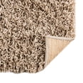 thumbnail image 6 of Unique Loom Comfort Solid Shag Collection Area Rug - Solace (7' Square Taupe), 6 of 6