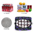 thumbnail image 4 of FORMRS Reusable Lunch Bag for Work School Leakproof Insulated Cooler with Adjustable Shoulder Strap, Purple Cartoon Bats Pattern, 4 of 6