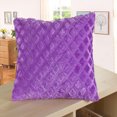 thumbnail image 5 of Solid Red Plush Throw Pillow Cover Diamond Pattern, Soft Sofa Lumbar Cushion Case Fluffy Decorative Pillowcase for Home Bedroom and Couch Chair Decor, 5 of 8