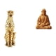 thumbnail image 1 of Figura de guepardo,Figura de guepardo dorado,adorno de escritorio moderno,Estatua del Corazón de Jesús,Estatua del Sagrado Corazón de Jesús para decoración del hogar,Figura católica de, 1 of 8