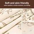 thumbnail image 6 of Sanmadrola Shower Curtain Floral Plant Shower Curtain Set with Tassels, Heavy Duty Faux Cotton Linen Cottagecore Boho Vintage Rustic Shower Curtains with Hooks for Bathroom Decor, 72x72 in, 6 of 8