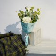 thumbnail image 5 of Lerman Decor White rose bouquet, 5 of 5