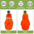thumbnail image 4 of TELOLY Dog Sweaters for Small Dogs Casual Pets Dog Clothes Warm Coat Jacket Clothing for Dogs Small Dog Sweater (Orange, S), 4 of 7