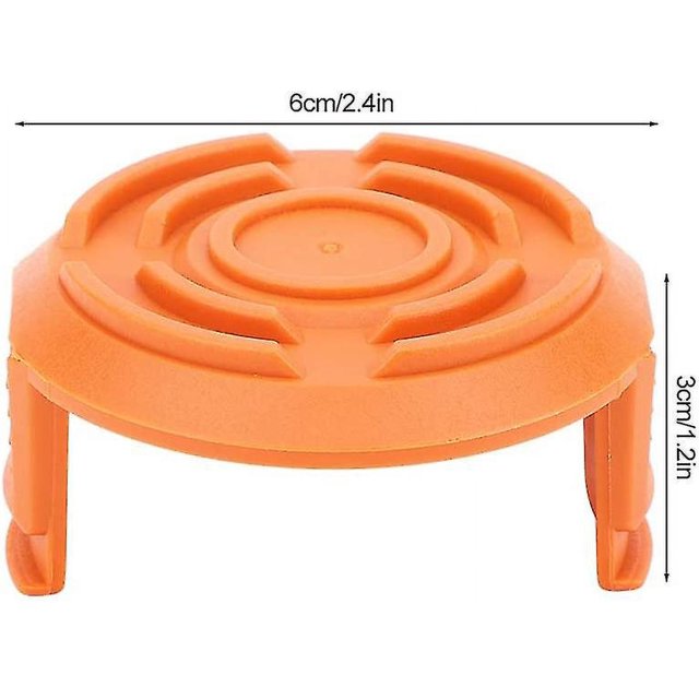 Cubiertas de carrete para recortadora, 4 Uds., cubiertas de tapa de carrete de repuesto para recortadora, tapas para devorador de malezas para Wa0010- Strimmer-