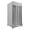 Gray, variant on 3.3*3.3*6.6ft Full Coverage Portable Fitting Room Clothes Store Dressing Room with Wheels & Cover Black
